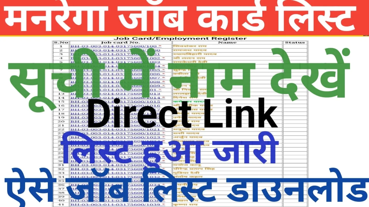 नरेगा जॉब कार्ड